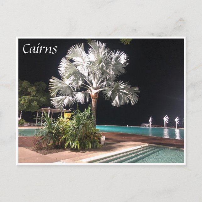 Postkarte Cairns-Baumlagune (Vorderseite)