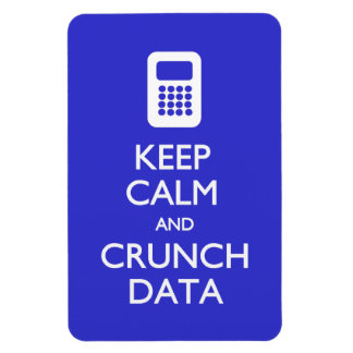 Postkarte Calm Crunch-Daten behalten Magnet