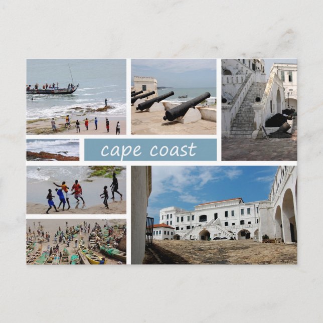Postkarte Cape Coast (Vorderseite)
