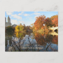 POSTKARTE Central Park Reflexionen New York City