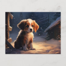 Postkarte Chien 5-2
