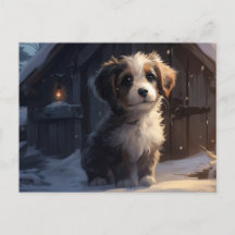 Postkarte Chien 5-4