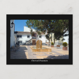 Postkarte Chirivel Fotain - Almeria, Spanien
