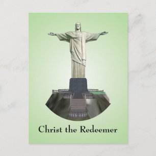 Postkarte: Christ der Erlöser Statue Postkarte