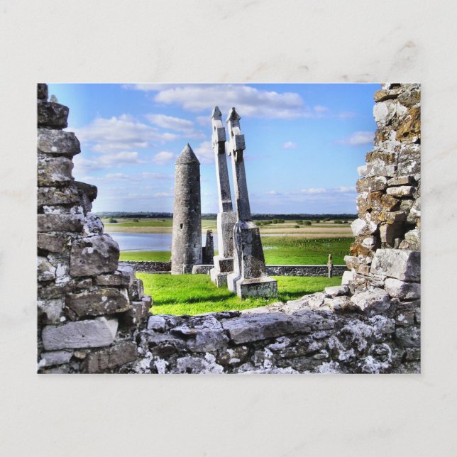 Postkarte Clonmacnoise (Vorderseite)