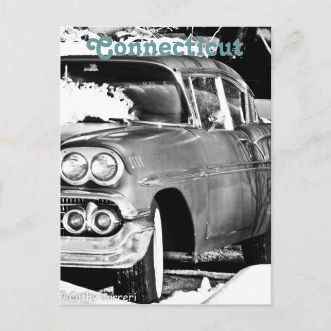 Postkarte Connecticut (Vorderseite)