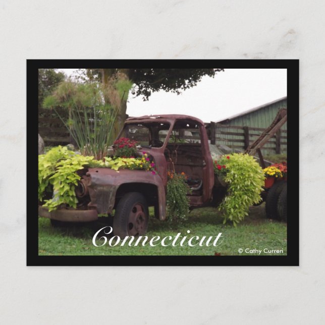 Postkarte Connecticut (Vorderseite)
