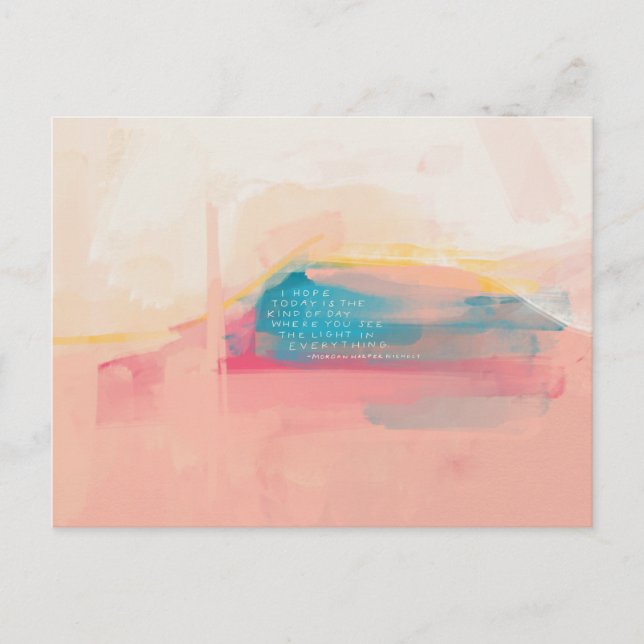 Postkarte "Das Licht in allem sehen" (Vorderseite)