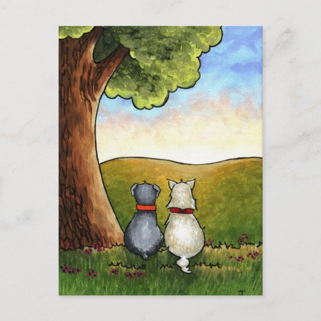 Postkarte der besten Freunde (Vorderseite)