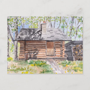 Postkarte der Blockhütte
