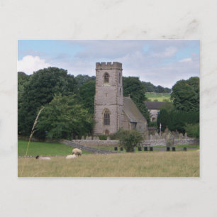 Postkarte der britischen Country Church