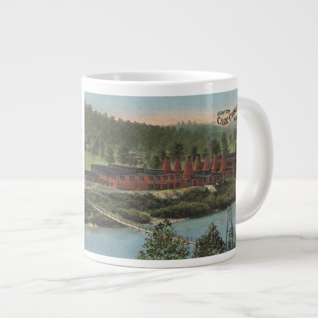 Postkarte der Carr-China auf der riesigen Tasse (Vorderseite Rechts)