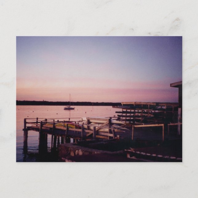 Postkarte der Docks (Vorderseite)