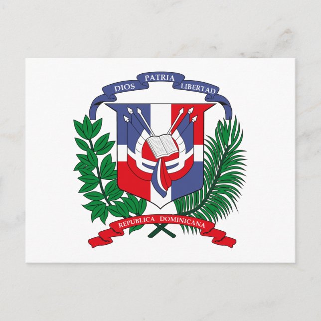 Postkarte der Dominikanischen Republik (Vorderseite)