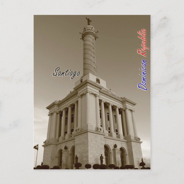 Postkarte der Dominikanischen Republik Santiago (Vorderseite)