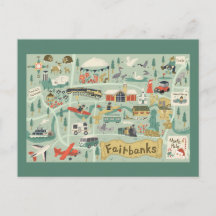 Postkarte der Fairbanks
