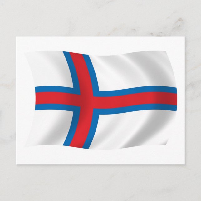 Postkarte der Färöer (Vorderseite)