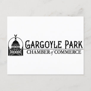 Postkarte der Gargoyle Park Chamber of Commerce