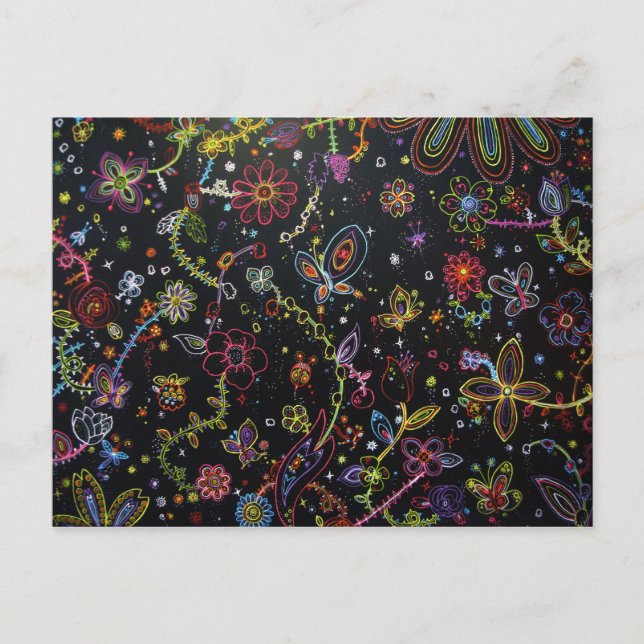 Postkarte - Der Garten der Reise (Vorderseite)