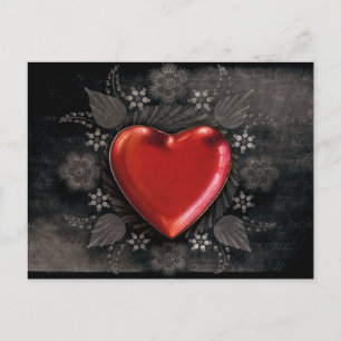 Postkarte der goten Herz-Liebe