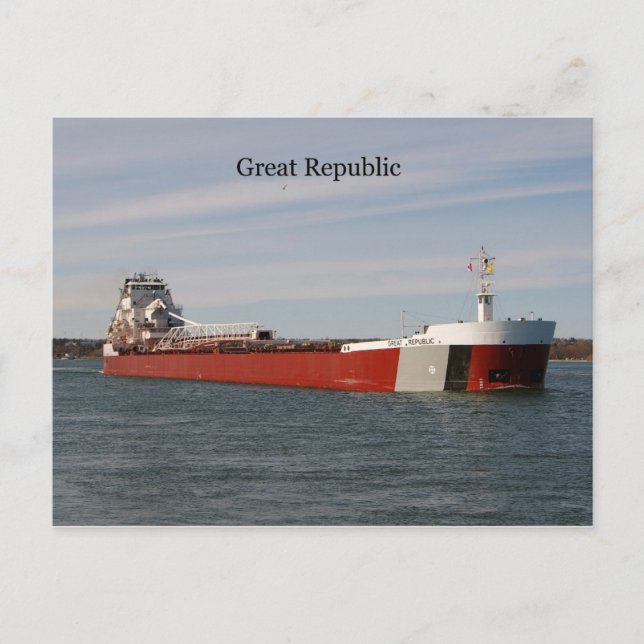 Postkarte der Großen Republik (Vorderseite)