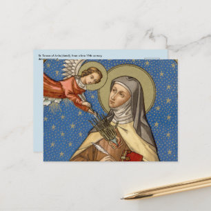 Postkarte der hl. Teresa von Avila (SAU 28)