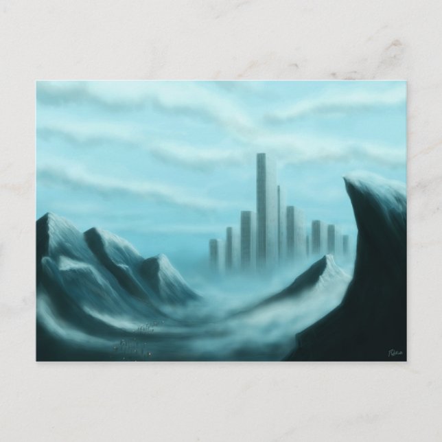 Postkarte der Ikéowissenschaften/Fantasie (Vorderseite)