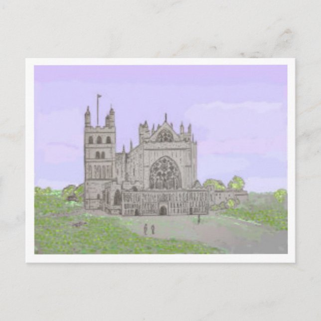 Postkarte der Kathedrale, anpassen (Vorderseite)