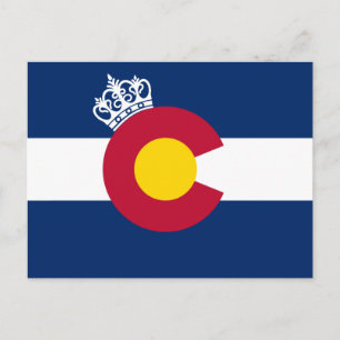Postkarte der Königskrone Colorado
