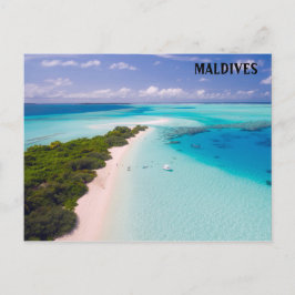 Postkarte der Malediven
