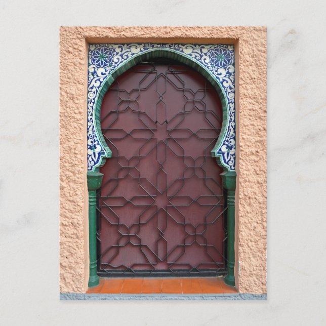 Postkarte der maurischen Architektur (Vorderseite)