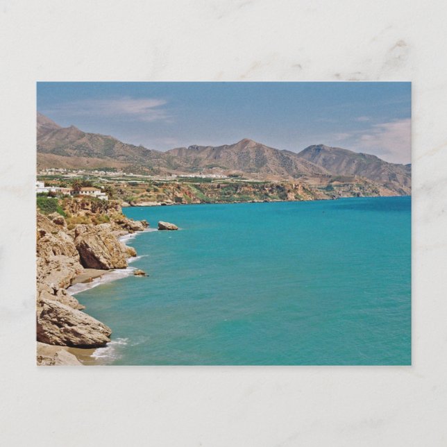 Postkarte der Mittelmeerküste (Vorderseite)