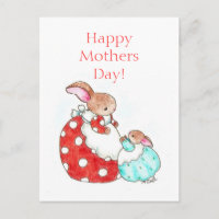Postkarte der Mutter am Sonntag