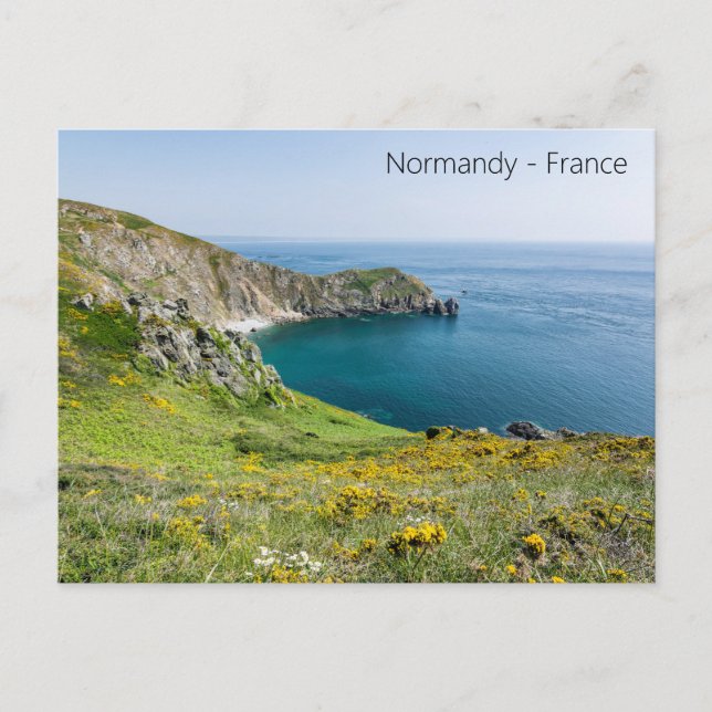 Postkarte der Normandie in Frankreich (Vorderseite)