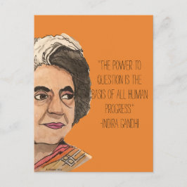 Postkarte der Schwesternschaft - Indira