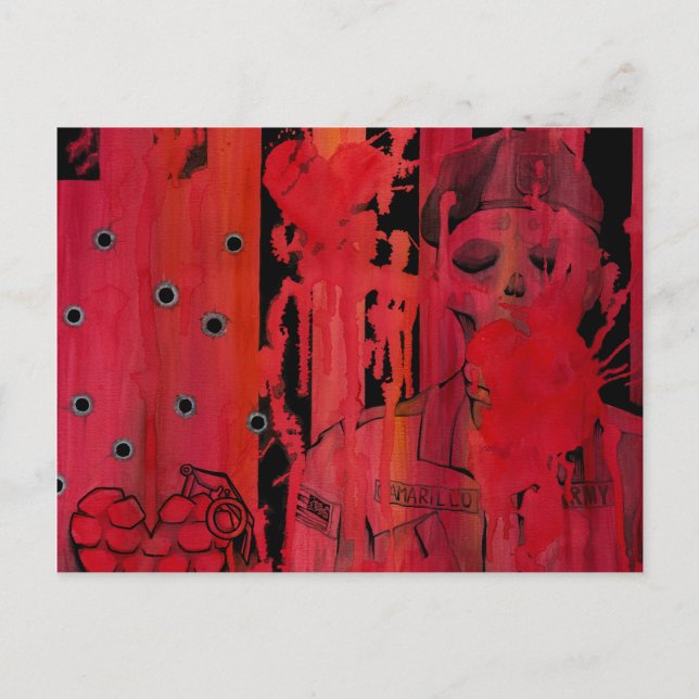 Postkarte der Serie "Herz" (Vorderseite)