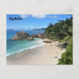 Postkarte der Seychellen Malediven