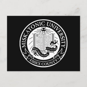 Postkarte der Universität Miskatonic