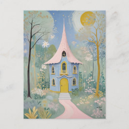 Postkarte der verzauberten Hütte