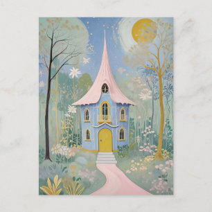 Postkarte der verzauberten Hütte
