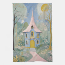 Postkarte der verzauberten Hütte