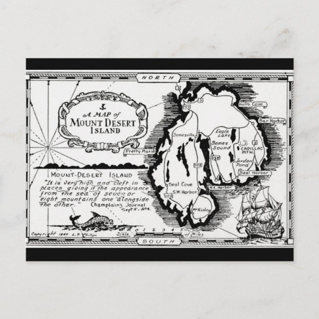 Postkarte der Wüste (Vorderseite)