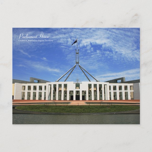 Postkarte des australischen Parlaments (Vorderseite)