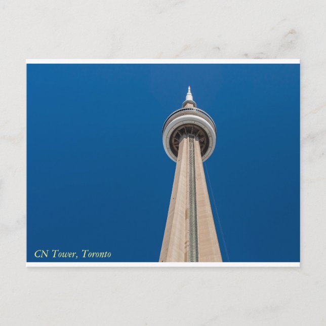 Postkarte des CN Tower, Toronto, Ontario, Kanada (Vorderseite)