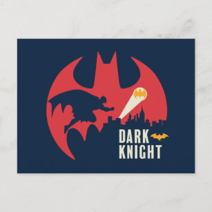 Postkarte des dunklen Ritterbatts für Batman