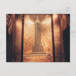 Postkarte des Empire State Gebäude