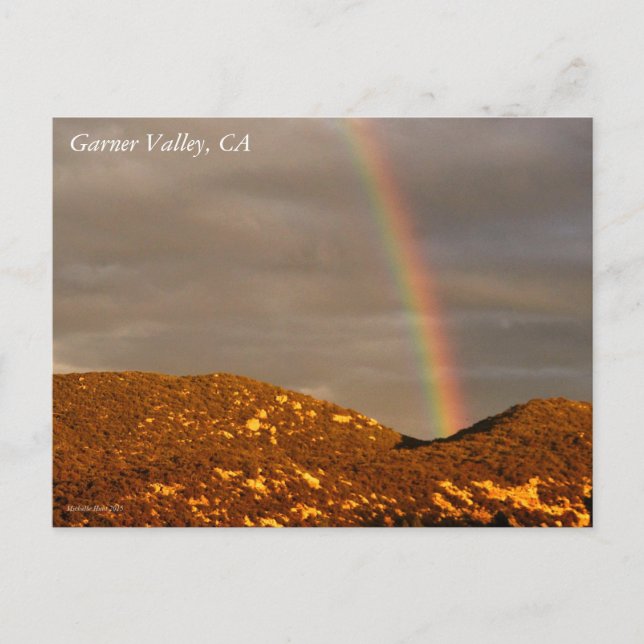Postkarte des Garner Valley, CA (Vorderseite)