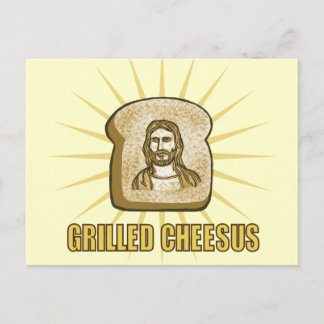 Postkarte des gegrillten Käse
