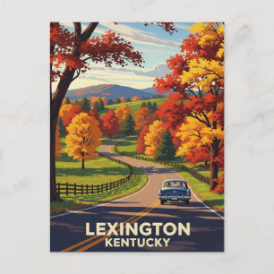 Postkarte des Herbstes in Lexington Kentucky