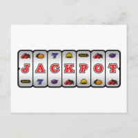 Postkarte des Jackpot-Steckplatzes (leicht)
